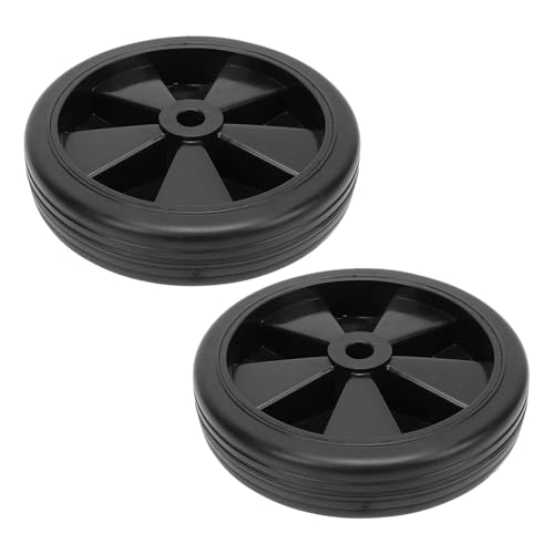 Spacnana 2 Stuks 6 Inch 150 Mm Diameter Luchtcompressoren Vervangen Rubber Eenvoudige Installatie 12 Gaten Rubberen Wiel