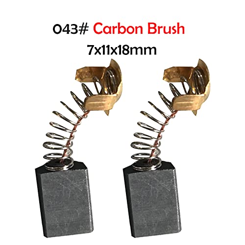 20 st Motor Carbon Penselen, Carbon Brush Vervanging voor elektrische Hoek Grinder, Carbon Brush voor Power Tool