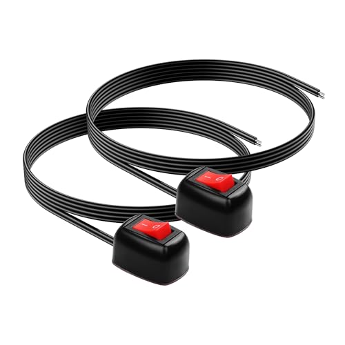 Plakken Type Switch, 2 stuks, EIN/AUS, DC 12V, Universal Type Vrijstaande, Zelf veranderende neplamp Flasher, Neon Light, LED Lichtschakelaar