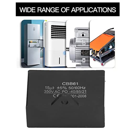 50/60Hz 350VAC 15uf CBB61 Benzine Generator condensator, met ±5% fout, voor Ceiling Fan Motor 4