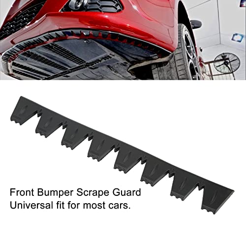 8st Front Bumper Scrape Guard, Front Bumper Protector Anti-Scratch Universal Front Bumper Protector Accessoire Geschikt voor Cars(Zwart)