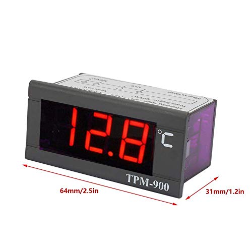 TPM-900 220V digitale temperatuurregelaar, LED Panelmeter met sensor thermostaat controller 3