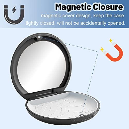 Tandheelkundige Apparaathouder met Spiegel, Draagbare Tandenhouder, Lege Retinator en Fenders Retinator Houder, met Verwijdering Uitlijning Gereedschap (Blauw) 3