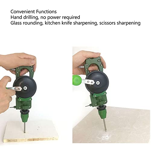 Handboor, handbeugel, multifunctioneel glas Keramische snijden Gat Boorschaar slijpen, voor glasvezel Board, Plastic Board 3
