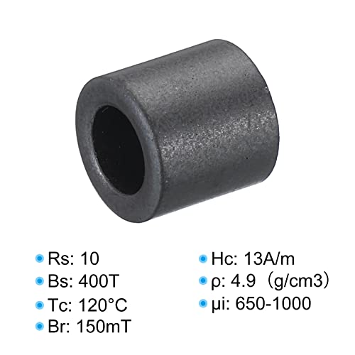 20 st ferriet toroid kern toroid kern 0,4" ADx0.2" IDx0.4" H Ferrite ringen transformator ferriet toroid kernen voor EMI/RFI filters zwart 3