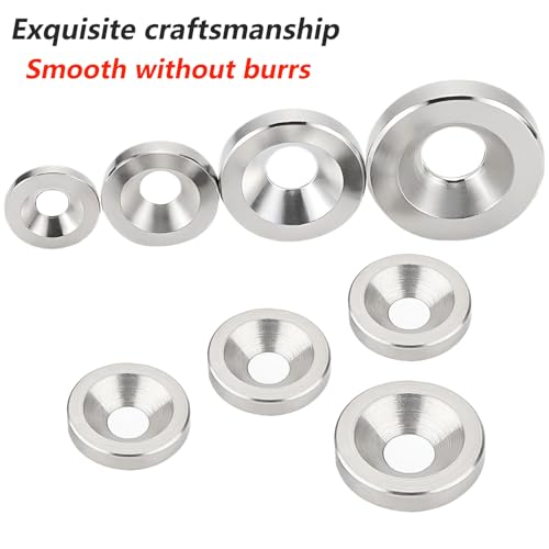 Verpakking van 20 Roestvrij stalen ringen Countersunk ringen M5 x 16 x 3mm Countersunk Hoofdringen Sluitringen voor verzonken schroeven 5
