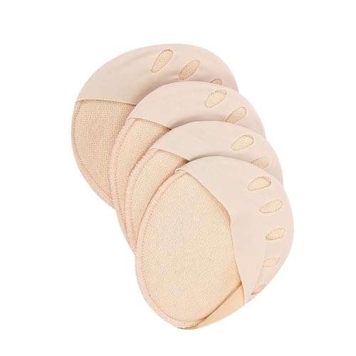 Forefoot Pads, Physical Cotton Correction Foot Care Aid, Pressure Relief, Toe Overlap, Forefoot Pillow, 2 Pair, (3.3 X 3.3 Inch)(Skin Color) 5