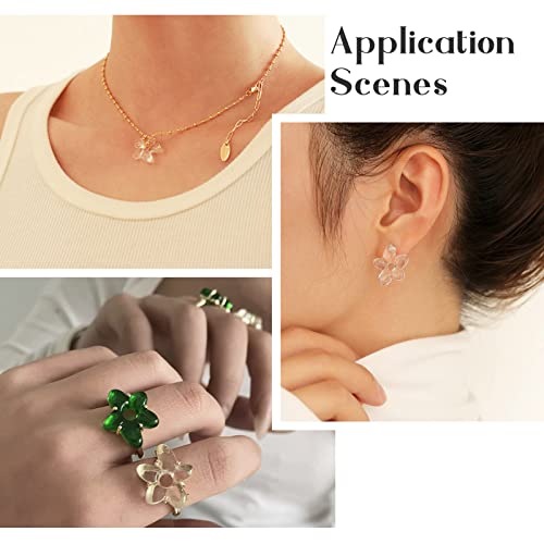 Starfish Glass Beads Ocean Thema Sterrenvis Big Hole Beads 6 Kleuren Opaque/Transparant Starfish Spacer Beads for DIY armband ketting ambachten sieraden maken 3