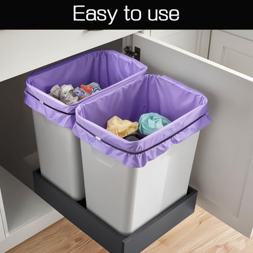 3 stuks Rubber Trash Bin Ties, Geschikt voor 13-30 Gallon Elastische afvalcontainer Ties, voor het bevestigen en koppelen van vuilnisbakken voor thuis, kantoor, school, keukentafels