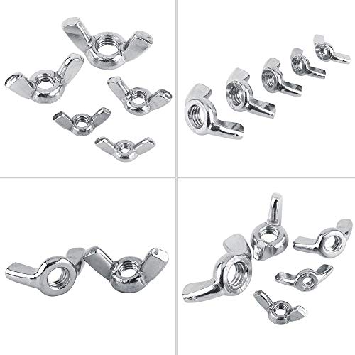 10 st DIN315 M3-M8 Roestvrij staal SS316 Wing Noten Wing Noten Meubels Lock Supply(M5) 4