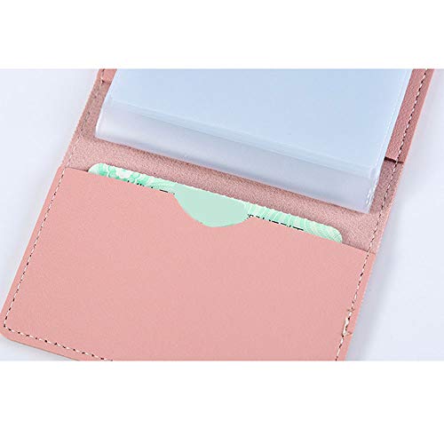 PU leren kaarthouder Multi-Compartiment Card Pouch Case Business Kaartentas voor 24 creditcards, Blauw, elegant 5