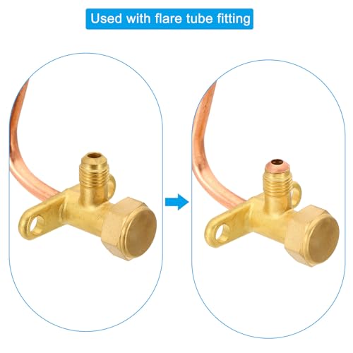 Flare Pakking, 10Pcs Fit voor 5/8" Tube Maat 45 graden koper Flared Pipe Fittings voor Airconditioning Koeling Accessoires 5