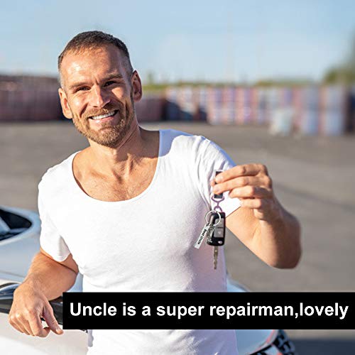 Beste oom sleutelhanger speciale oom sleutelhanger geschenken voor verjaardag Thanksgiving kerst nieuwjaar viering 1st 3