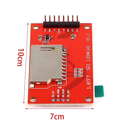 LCD Display Module, 1,8 inch 128x160 TFT LCD Display Module 4 Wire TFT LCD-scherm ST7735 TFT Module tonen 5