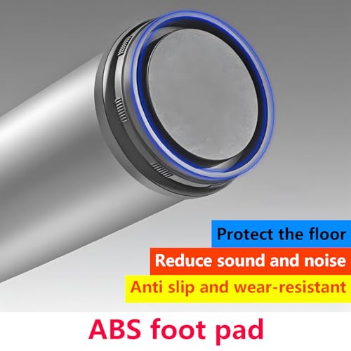 4x Cabinet Benen Meubels Benen Keuken Unit Voeten Tafel Benen Verstelbare Meubels Benen - Chrome Metaal - Verstelbare Hoogte (Totaal: 120m) 3