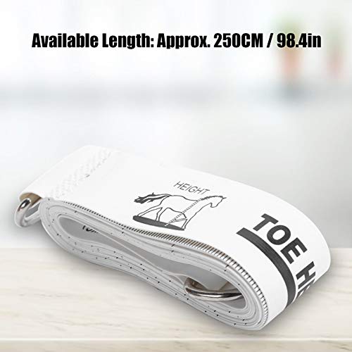 Paardhoogte meetlint Nauwkeurige dubbelzijdige tapemeting Tapeband voor het meten van het gewicht van de borst en het dier