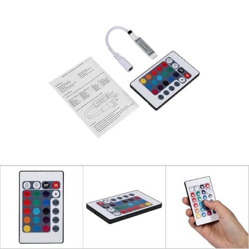 Infrarood afstandsbediening RGB LED-controller, Helderheid/Kleurregeling, Mini-formaat voor Stripverlichting, Wandringen, Glazen Gordijnverlichting, Vakantiedecoraties 3