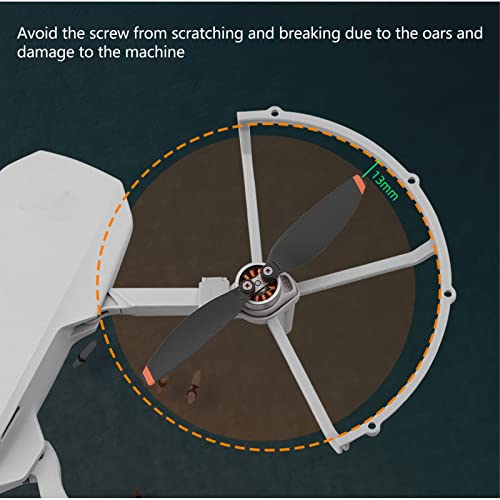 Drone Propeller Guard, ABS, PC, hoge druk weerstand Prop Blade Cover voor Mini 2 SE 2 SE, Grey 4