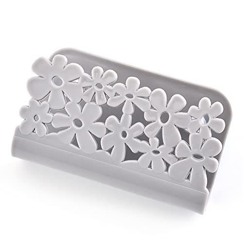 Zuig spons wieg, Zelfklevende vaatdoeken Sponge Kleding Opberghouder Keuken Aanrecht Zuigrek Sponge Sanding Pad Houder Mand Grijs 5