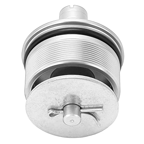 2 st Voorlaadvorkdop, 2 st Voorlaadvorkdop Metal Shock Absorber Richters Tube Bolts Hoesdeksel voor CB400 (Zilver) 3