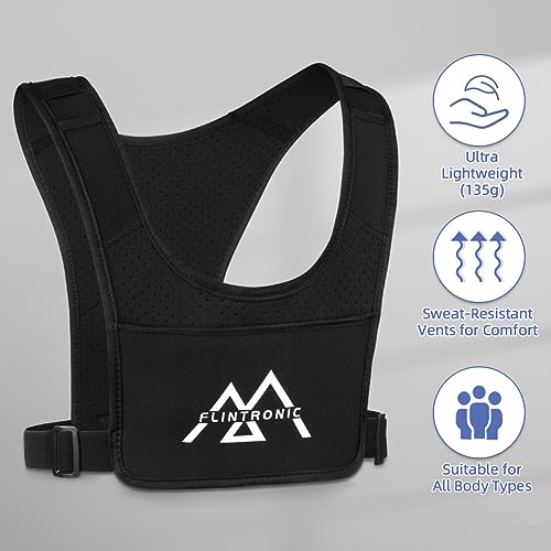 Reflectief draaien Vest, Reflective Safety Vest, Running Vest met mobiele telefoon en verstelbare tailleband, Reflective Vest Safety Vest voor heren Vrouwen Fietsen 3