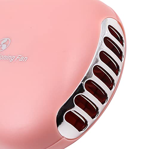 Zee USB Mini-fan Oplaadbaar Draagbare Lash Fan Super Silent Gel droger voor wimper uitbreiding Supplies Airconditioning Blower voor wimper uitbreiding (Roze) 4