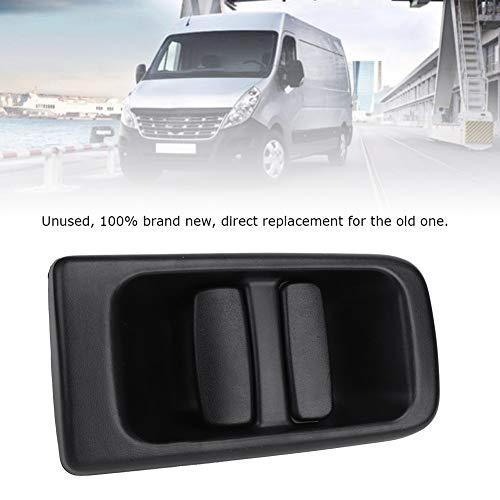 Autodeurhandvat 8200856290, ABS kunststof rechterbuitendeurgreep voor Master II 7700352420/4500454 (zwart) 4