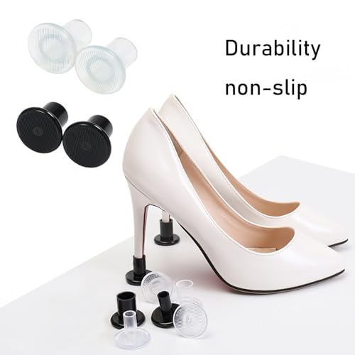 12 paar hoge hakken beschermers, vrouwenschoenen en hakken, economie stopper, 3 maten, Plastic covers, schoen hakken, Stiletto, hoge hakken, voor gras, bruiloften, feesten, buiten evenementen 5