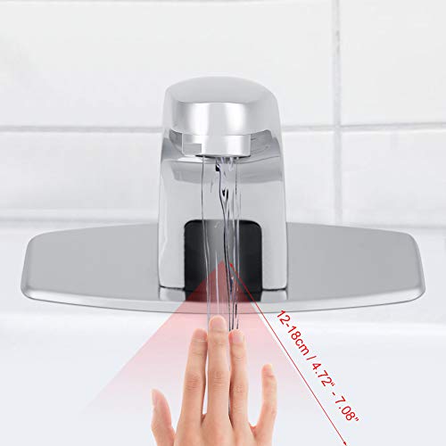 Automatische Infrarood sensor Faucet, Hand Basin Faucet, Keuken Badkamer Aanrecht Waterkraan met Control Box 4