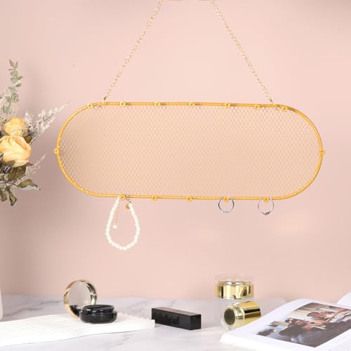 1 Set oorbellen houder Organisator Muur, kettinghouder hangende oorbellen Organisator Ovale sieraden Organisator Muur, Klein 5