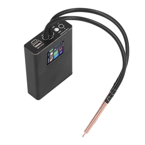 Mini Spot Welder Kit, voor 0,25 Mm plaatmetaal Mini Spot Welder Kit Portable LCD display met 5000MAh oplaadbare batterij, Gereedschappen 4
