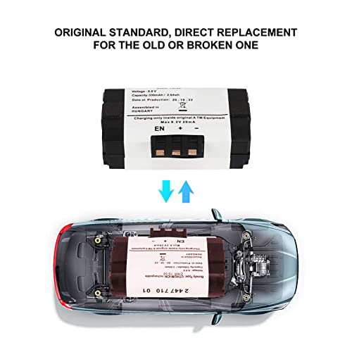 Vervanging auto batterij, 84102447710 Draagbare hoge efficiëntie TCB noodaccu vervanging voor F20 F30 F31 8.0V 5