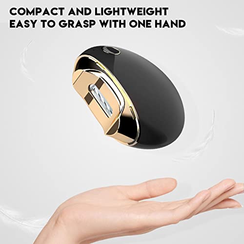 Elektrische Nail Clipper, Automatische Nail Polisher, Elektrische Nail Trimmer, Manicure Tool, Cordless Curved Design, Single Key Operation Portable Nail File Trimmer voor tenen en (zwart) 3