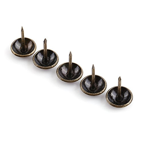 100st Vintage Stoffering Nagels brons metaal Tag Meubilair Sofa Schoen Decoratieve Tack Stud Hardware Pins en Tacks(12 * 17mm) 5