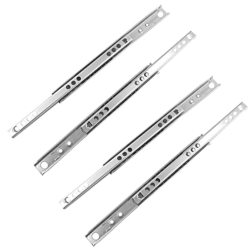 Gereedschap Lade Rail,W17mm Metalen lade Railrunners Ballade Spoorspoor voor meubellade Diepte 342(13")(L)*17mm(W) Splinter