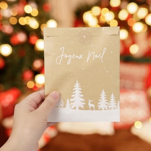 50 x kerstzakjes in het Frans met etikken 5