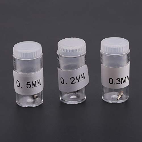 3 Luchtborstel Tip, Nozzles en Naalden Tips Vervanging Timbertech Bushings Accessoires 3 Stukjes 0.2mm 0.3mm 0,5mm Luchtborstel 5