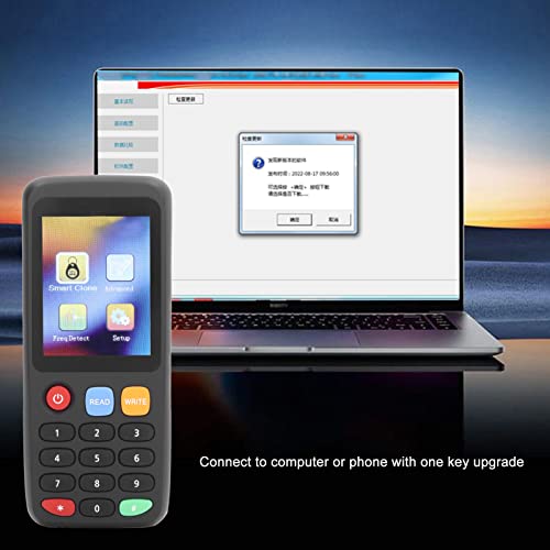 USB-kaartkopieerapparaat, handbediende RFID-lezer met volledige frequentie RFID-kaartkopieerapparaat met 5 T5577 kaarten, APP-aansluiting RFID-duplicator (5 UID-gesp 5 UID-kaarten) 4