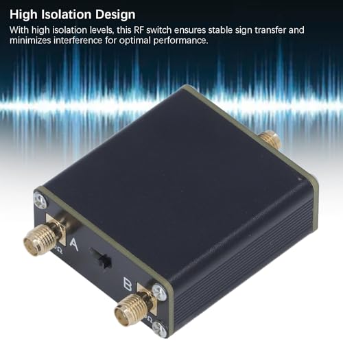 RF-schakelmodule, Hoogfrequent Metaal met Laag Verlies, Handmatige RF-schakelaar DC 500 MHz, Eenvoudig Schakelen Tussen Antenneschakeling, RF-schakeling met Laag Verlies voor
