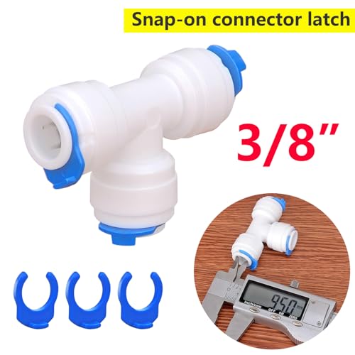 20 st kleine klemmetjes 3/8 inch slotclips, 3/8 inch snel Ontgrendelen Klem, voor Reverse Osmosis Water Filter passen 5
