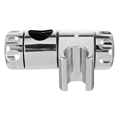 1PC Douche Hoofdhouder Badkamer verstelbare Chrome schuifhouder Handheld Douchekop Hacket bevestigingsmiddelen te passen 25mm Riser Rail