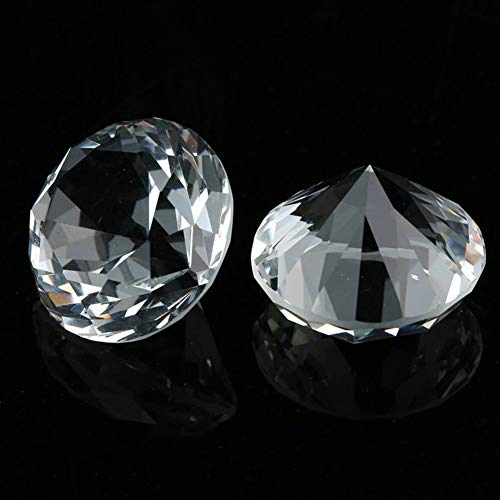 Acryldiamanten Ca. 145 stuks 20mm Diamond Crystals Transparant kristal Transparant tafeldecoratie Sprinkle Decoratie Bruiloft Decoratie (20mm Diameter)