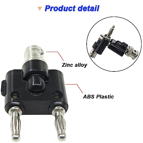 BNC aan Banana Plug & BNC Vrouw aan Banana Plug, RF Coaxiale Adapter, Bind Polen Connector (4 5