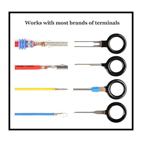 26 st. Car Cable Plug Demontage Tool Terminal Plug Connection Demontage Release Tool voor platte en ronde Plug Contacten 5