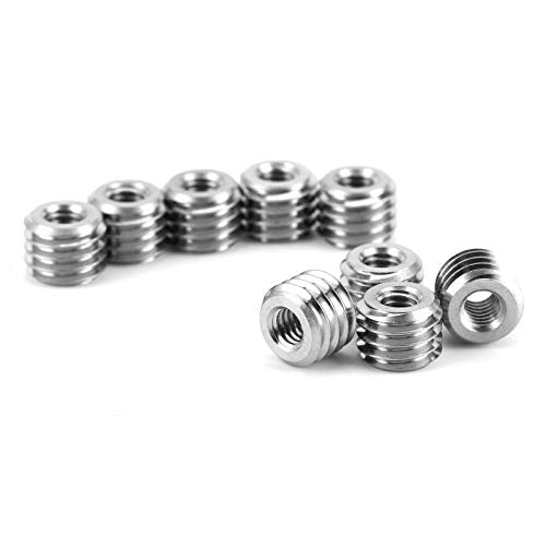 10 st. Man vrouw verminder noten vrouwelijke draad M4 X 0,7mm mannelijke draad M8 X 1,25mm draad invoegt roestvrij staal sluiting 3