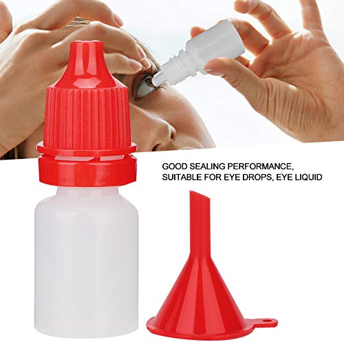 Oogdruppels Fles, 50 stuks 5ml Oogdruppel Flesje kleine druppel fles draagbare lege oogdruppels flessen voor vloeibare druppels (1#) 3