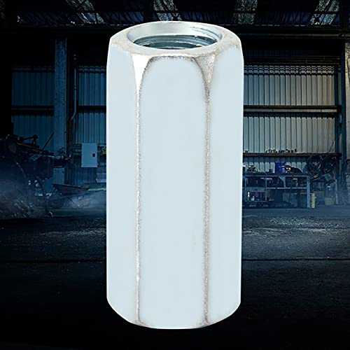 5 st Long Rod Coupling Hex Nut Connector Galvanized Threaded Fasteners M12 x 40(15) 4