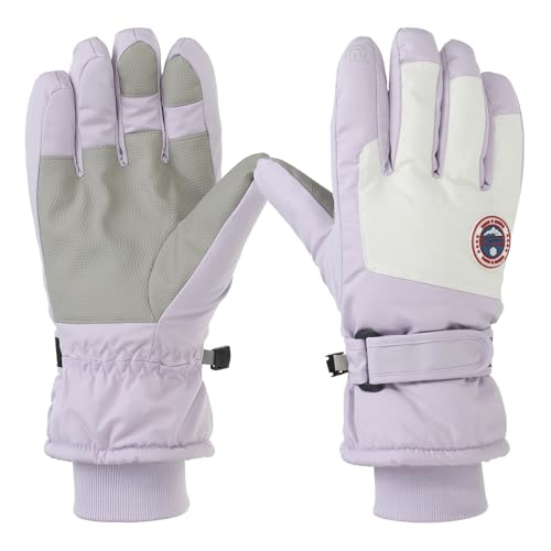 Winter Ski Sneeuwhandschoenen, Waterdichte Winter Warming Handschoenen Touch Scherm Skiën Werk Handschoenen voor Vrouwen