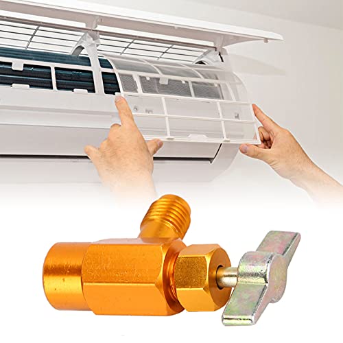 Flesopeningsventiel -gereedschap hoge naauwvaardigheid 1/4 SAE -draad voor koolmijdelflessen 1/2ACME TT1214 van aluminiumlegeringsmateriaal, geschikt voor airconditioning (1/2ACME TT1214) 5