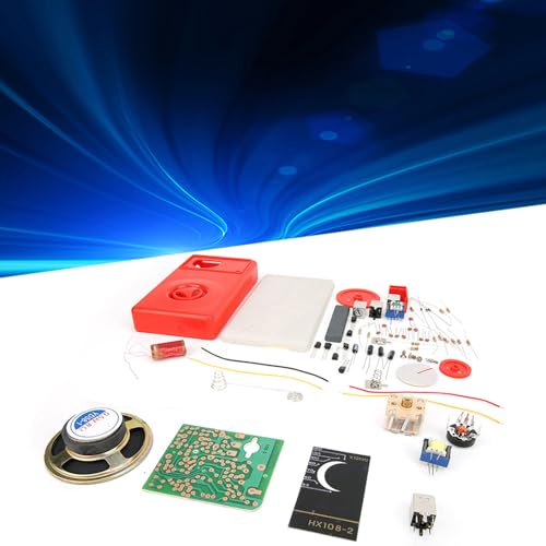HX108-2 Radio Kit met 7 Tubular Radio Electronics Building Kit, Electronic Learning Set, Radio Parts, Bouw je eigen Radio Kits om Kit om te zetten in 3645652612 Kinderen Wijzerplaat 3